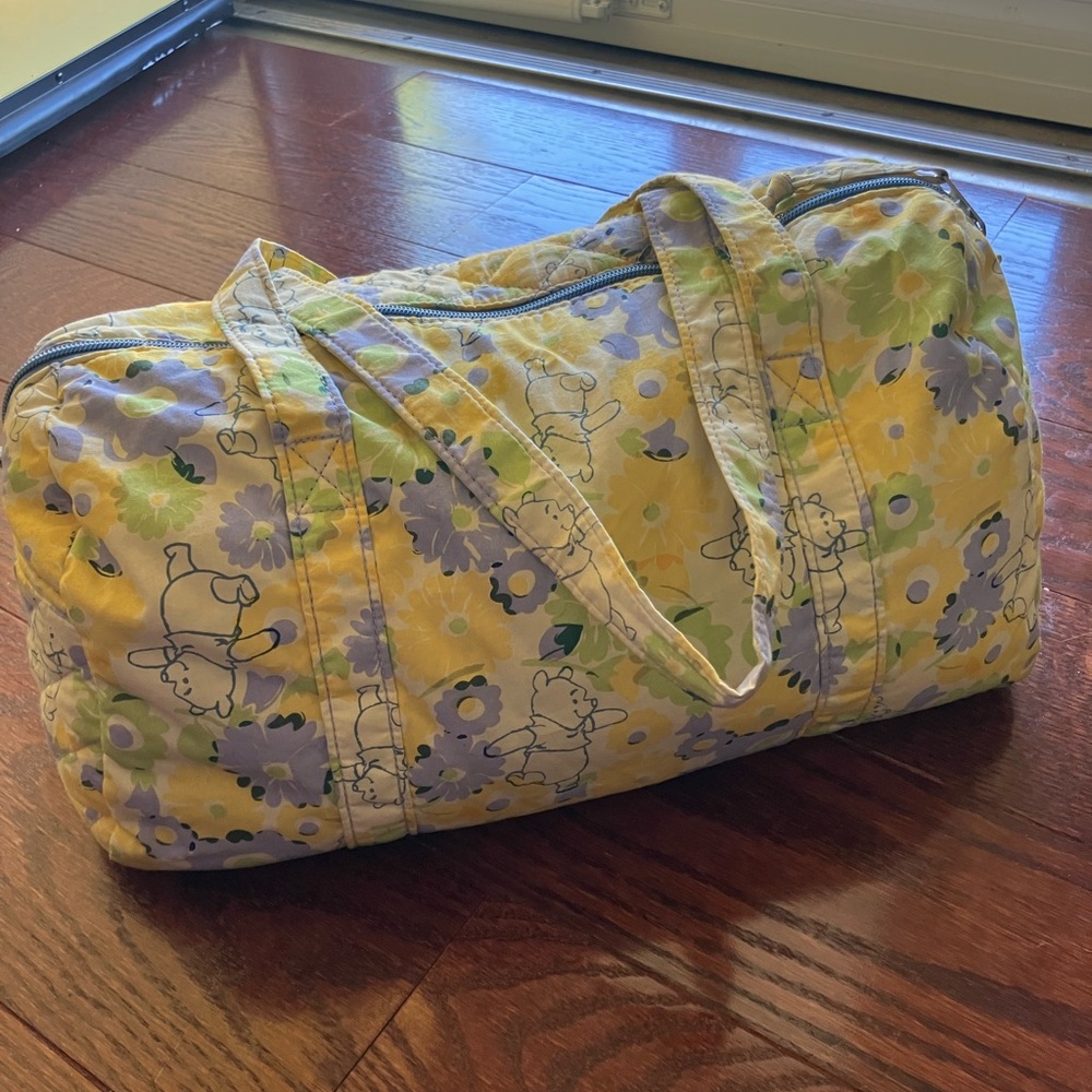 Winnie the Pooh Quilted Duffel Bag Disney